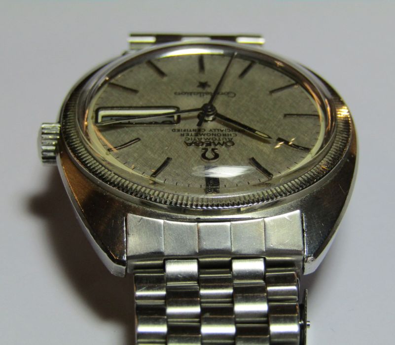 Gents Omega Constellation automatic chronometer  wristwatch with steel case & strap - Image 7 of 13
