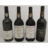 4 bottles of port - Taylors 1985 - Graham's 1980 (2) - Croft 1975 bottled 1977