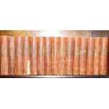 "The Works of Samuel Johnson LL.D", 15 vols, marbled boards, Edinburgh 1806 (George Douglas