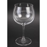 Fourteen Riedel pedestal wine glasses