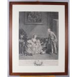 An 18th century engraving, the Duke of Chartres and Mme the Duchess of Chartres with their children,