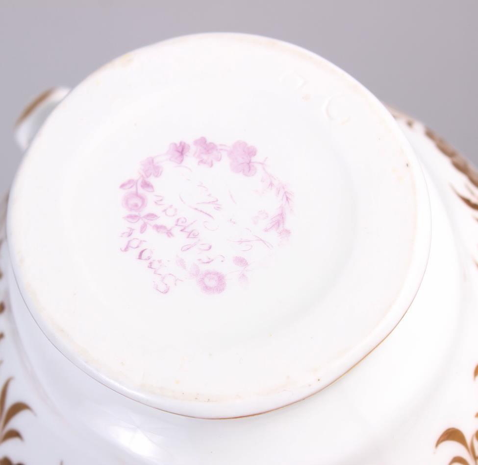 A Spode feldspar bone china and gilt decorated part tea service - Image 6 of 6