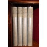 "The Works of Sir John Vanbrugh", 4 vols illust, uncut pages, limited printing 1395/1410, pub