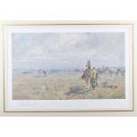 A Lionel Edwards signed colour print, "The two-year old", in wash line mount and gilt strip frame