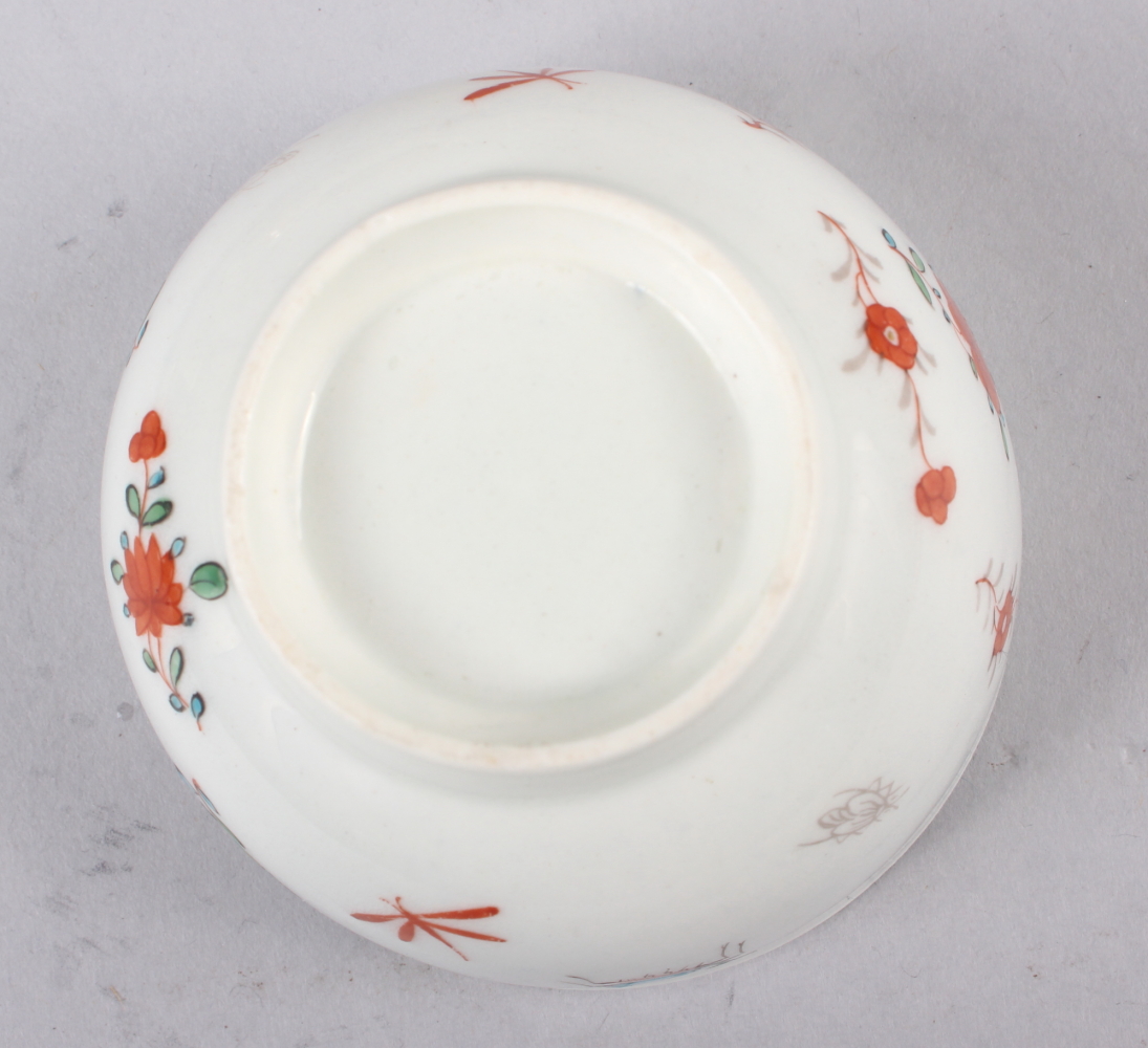 An 18th century English porcelain tea bowl, decorated insects and flowers, a Ridgeway jug with - Image 4 of 29