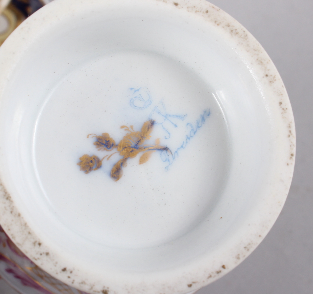 An 18th century English porcelain tea bowl, decorated insects and flowers, a Ridgeway jug with - Image 12 of 29