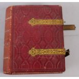 A Victorian carte de visite album, containing approximately thirty photographs of nobility, etc