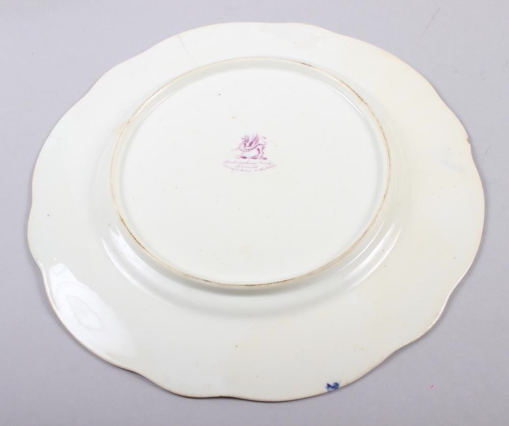 A Rockingham porcelain part dessert service, comprising six plates and two dessert dishes with - Image 12 of 24