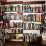 A range of 1960s ladder rack shelving, 72" wide x 9" deep x 79" high