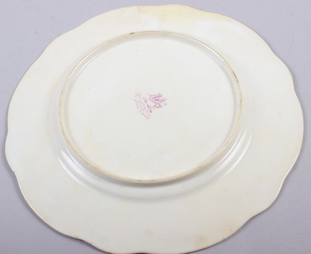 A Rockingham porcelain part dessert service, comprising six plates and two dessert dishes with - Image 18 of 24