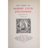 Edinburgh Edition: "The Works of Robert Louis Stevenson", 32 vols in uniform bindings, 866/1035,
