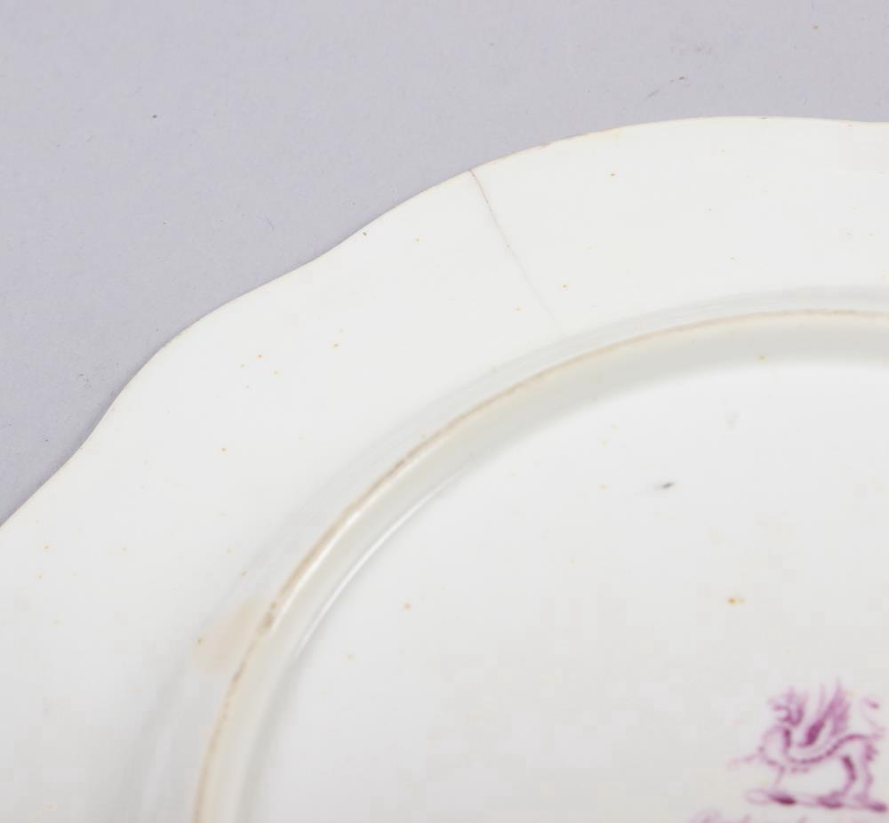 A Rockingham porcelain part dessert service, comprising six plates and two dessert dishes with - Image 13 of 24