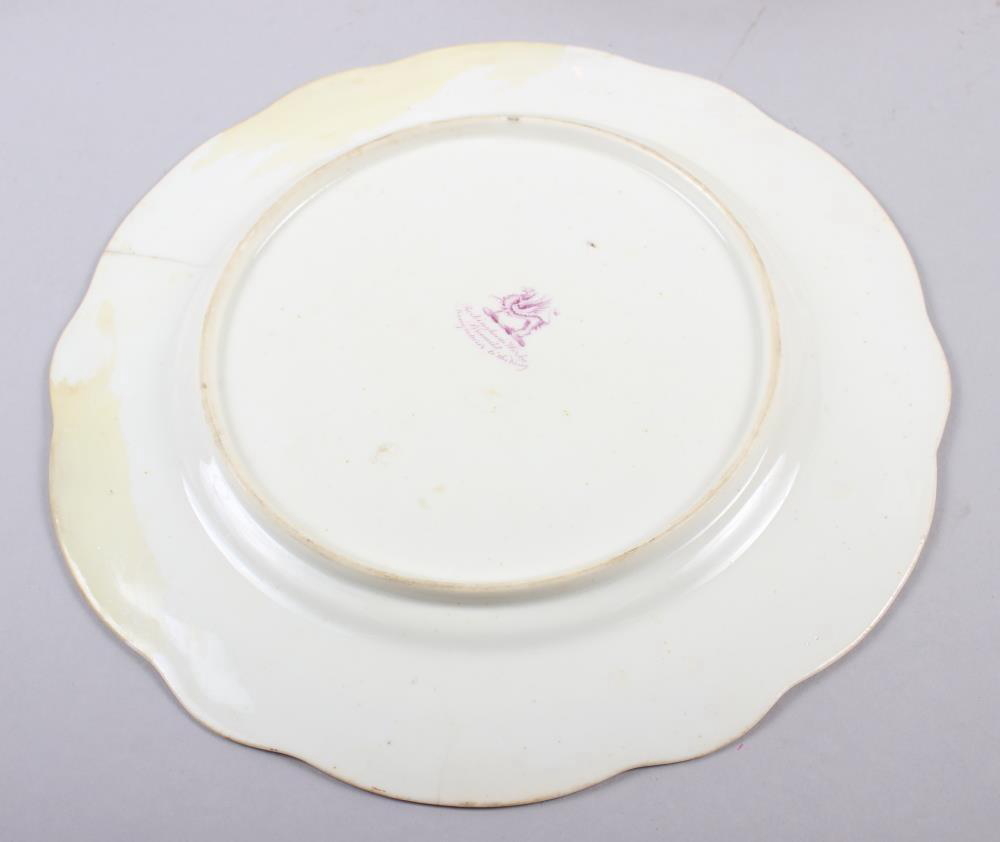 A Rockingham porcelain part dessert service, comprising six plates and two dessert dishes with - Image 9 of 24