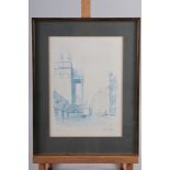 Sir Hugh Casson PRA: a set of five signed limited edition colour prints, "London Landmarks", designs