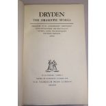 "Dryden The Dramatic Works", 6 vols, marbled boards, pub Nonesuch Press 1931, limited printing,