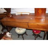 A John Broadwood mahogany and line inlaid early 19th century square piano, now a sideboard, 65" wide