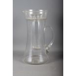 A clear glass Pimm's/lemonade jug, 14 1/4" high