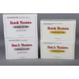 Two unopened boxes of fifty Dutch Masters Corona Deluxe cigars and two similar unopened boxes of