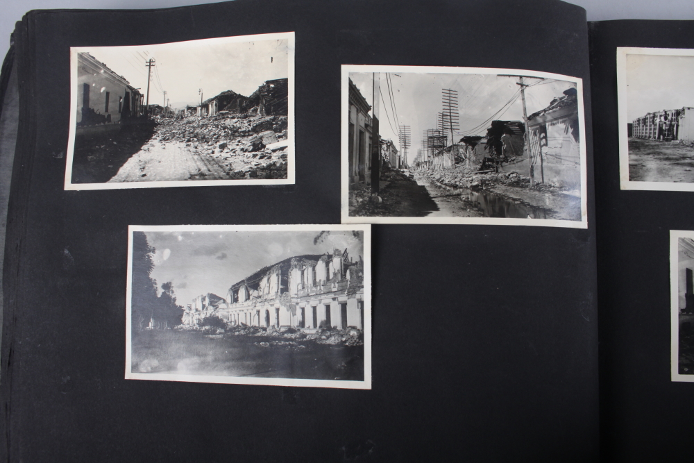 An early 20th century photo album, North and South America, including eruption of Volcano Santa - Image 5 of 14