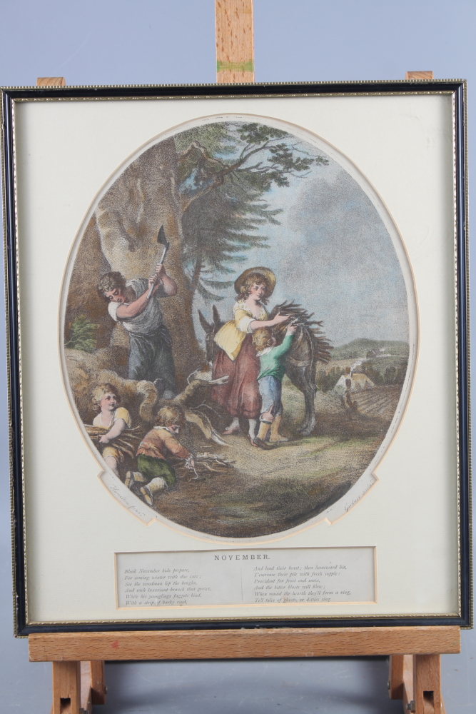 Richard Smythe: a signed coloured mezzotint, "The Cavendish Children" after Hopner, in strip - Bild 3 aus 11