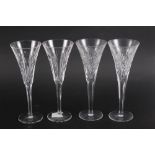 A pair of Waterford The Millennium Collection "A Toast to the Year 2000" champagne flutes and