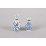Two Vung Tau Cargo dolls house vases, VT747 and VT758, with certificates of purchase and invoice,