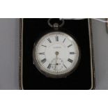An Express English Lever silver cased pocket watch