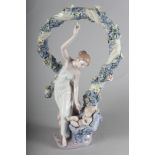 A Lladro porcelain figure, "Rebirth", 16" high, in box