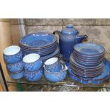 A Denby "Midnight" pattern part dinner service