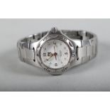 A lady's Tag Heur professional stainless steel wristwatch and bracelet