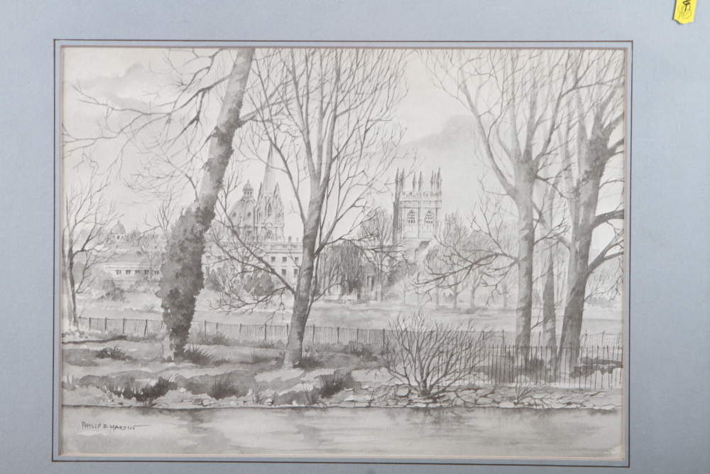 Philip E Martin: two limited edition prints of Oxford, "Magdalen College" and "The Spire of the - Image 3 of 3