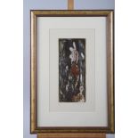 An artist proof coloured etching, "Lovers", two monotypes, Shirley Felts: a limited edition colour