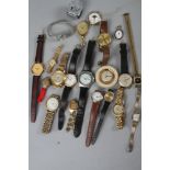 A quantity of ladies and gentlmen's wristwatches, including Rotary, Citizen and others