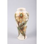 A Moorcroft "Rudbeckia" pattern vase, designed by Sue Barnsley, 8" high