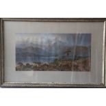 E Penley: a signed colour print, "Langdale Pikes Windermere", and after Heaton Cooper, a colour