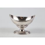 A Georgian silver pedestal bowl, 4.1oz troy approx