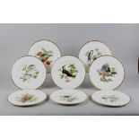 A set of eight Coalport bone china limited edition "British Birds" plates