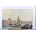 After Thomas Daniell RA: an 18th century hand-coloured aquatint, "Cutter from the River Hoogly...