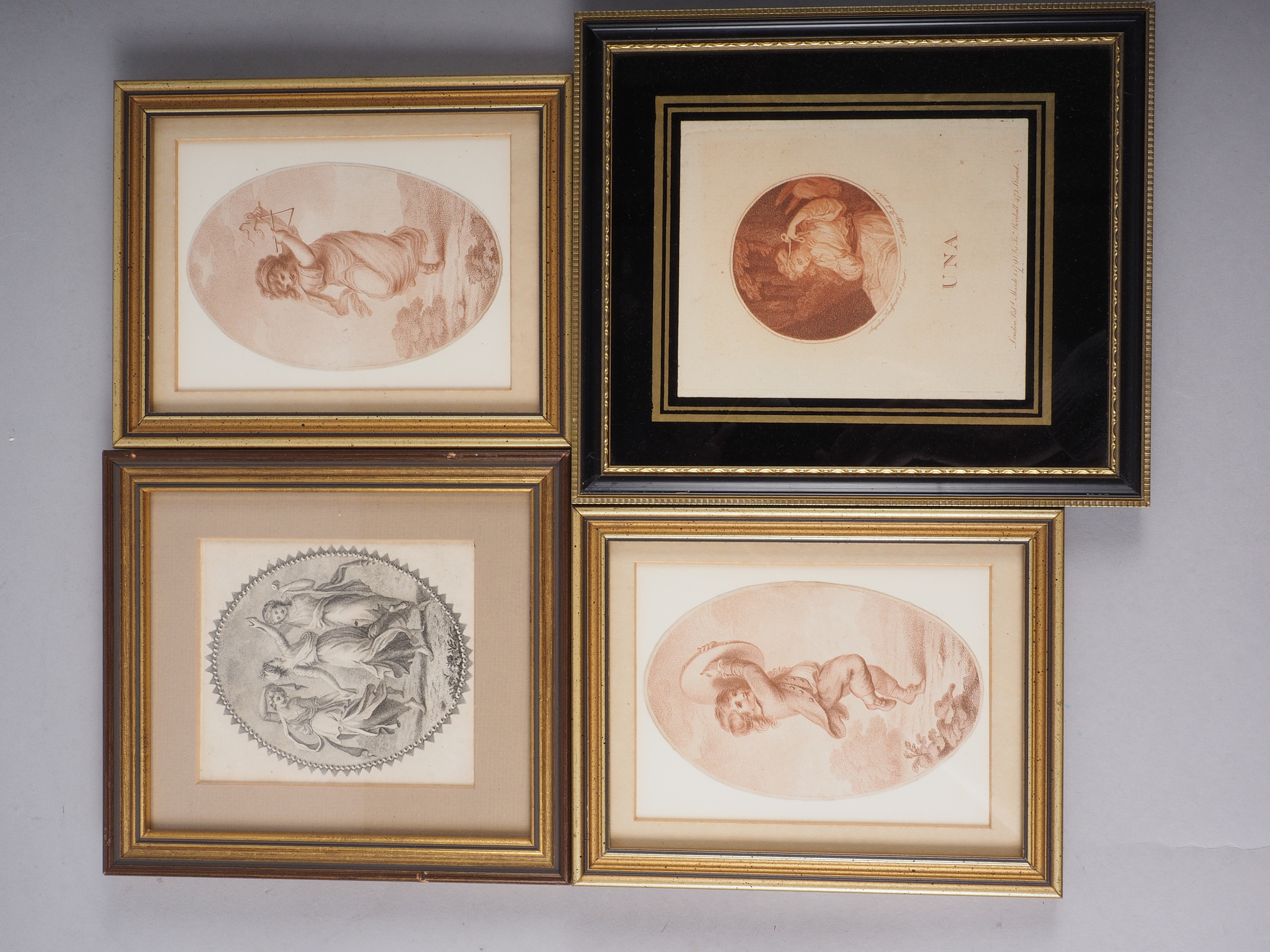 An assortment of framed watercolours and prints, including 18th century portraits etc. - Image 6 of 17