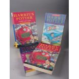 J K Rowling: Harrius Potter et Philosphi Lapis, Latin text, hardback with dust cover and three other