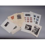 Twelve wood engravings and poems printed for the Friends of Cheltenham Literary Festival and a