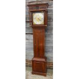 A Smallcombe carved mahogany limited edition long case clock to commemorate the wedding of Prince