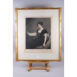 Two signed mezzotints after Sir Thomas Lawrence, "Pinky" by Norman Hurst and "Mrs Cuthbert" by J B