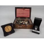 A quantity of wristwatches, including a 9ct gold cased Waltham mid-sized watch, a lady's 9ct gold