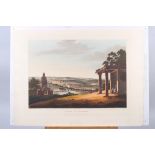 After Thomas Daniell RA: an early 19th century hand-coloured aquatint, "View of Ossoore"
