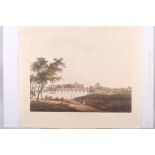 After Thomas Daniell RA: an early 19th century hand-coloured aquatint, "The Bridge at Juonopre,