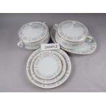 A Noritake "Classique" pattern part dinner service (chip to one tureen)