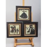 After William Nicholson: a set of three colour lithographs, two from the "Album of Sports" and a