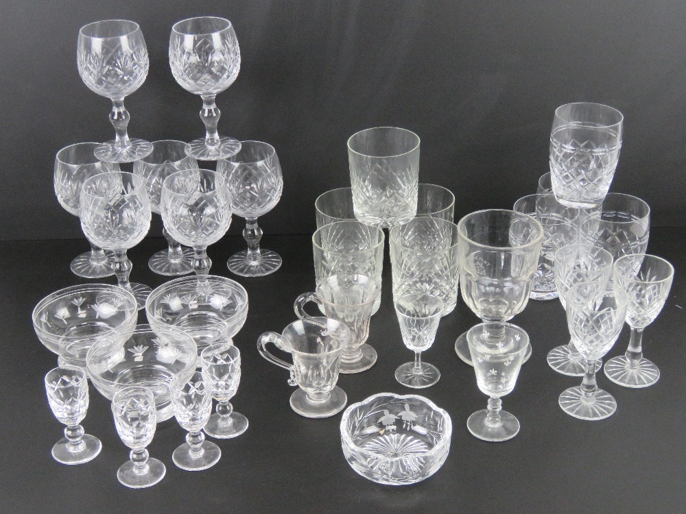 A set of four Stuart Crystal water glasses, - Image 4 of 6