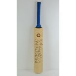 A Northampton 2011/12 full team signed unused cricket bat.